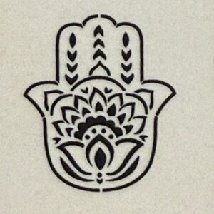 Hamsa Hand Stencil 12x12 - 1 Sheet DIY Dreamcatcher Wall Art Craft